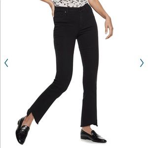 Nine West Kick Flare Black Jeans